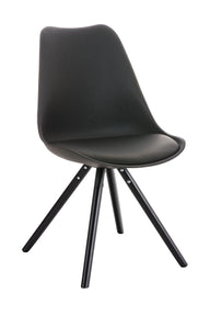 Stoel Pegleg rond zwart