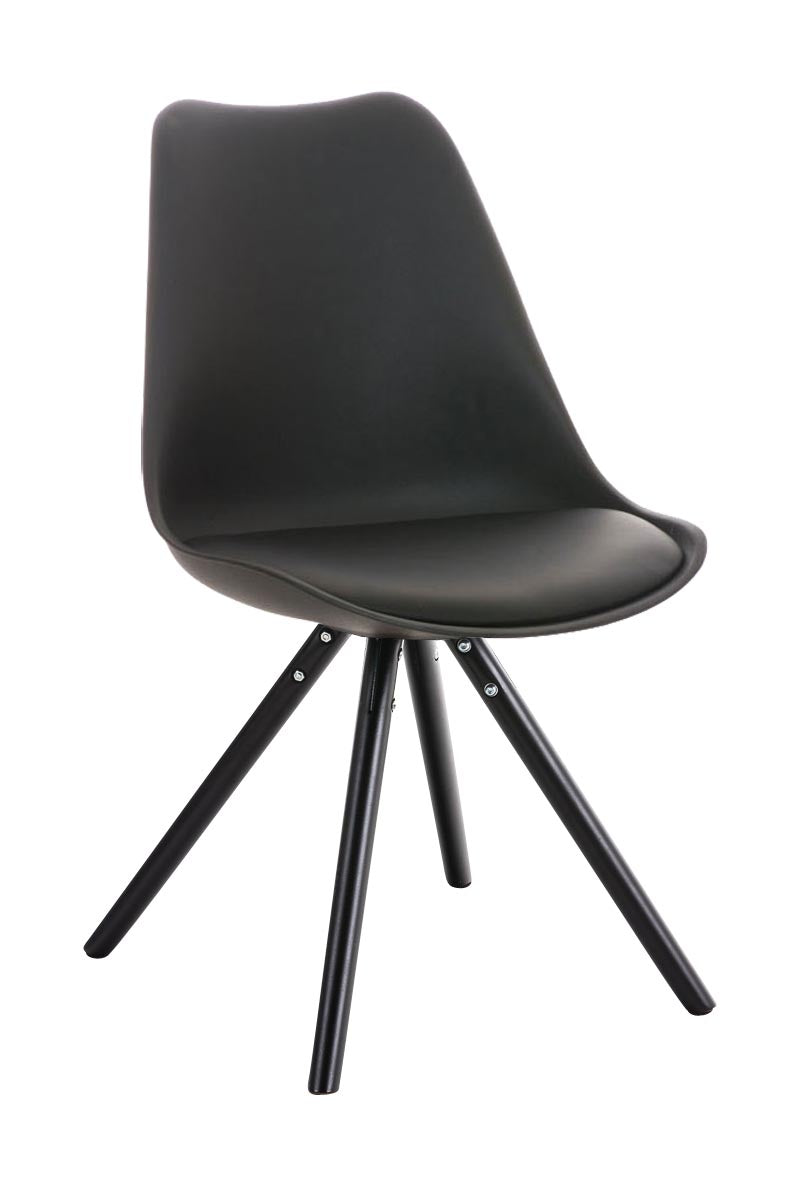 Stoel Pegleg rond zwart