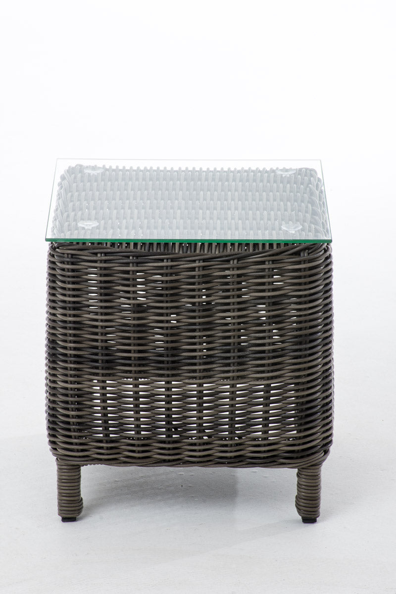 Bijzettafel Vilato rond rotan (2)