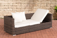 Lounge-bank Solano 5mm crème-wit
