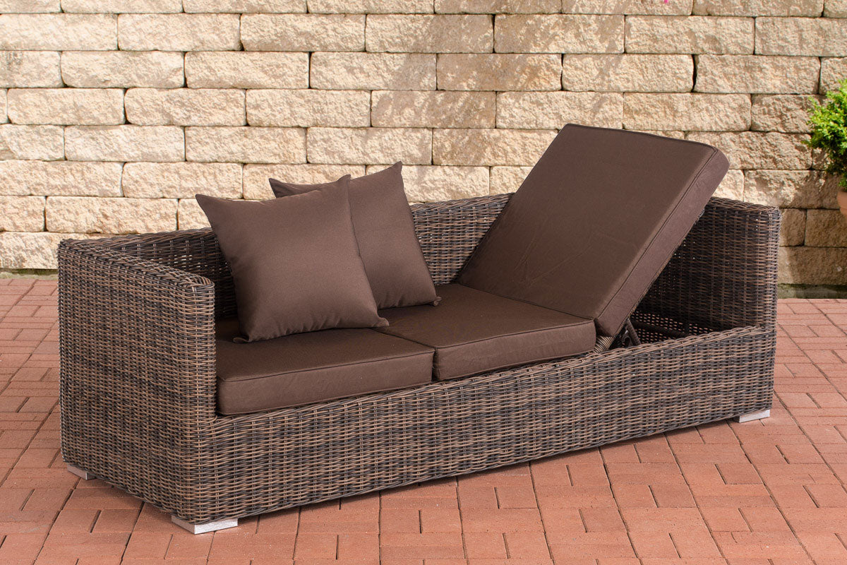 Loungebank Solano 5mm terrabruin