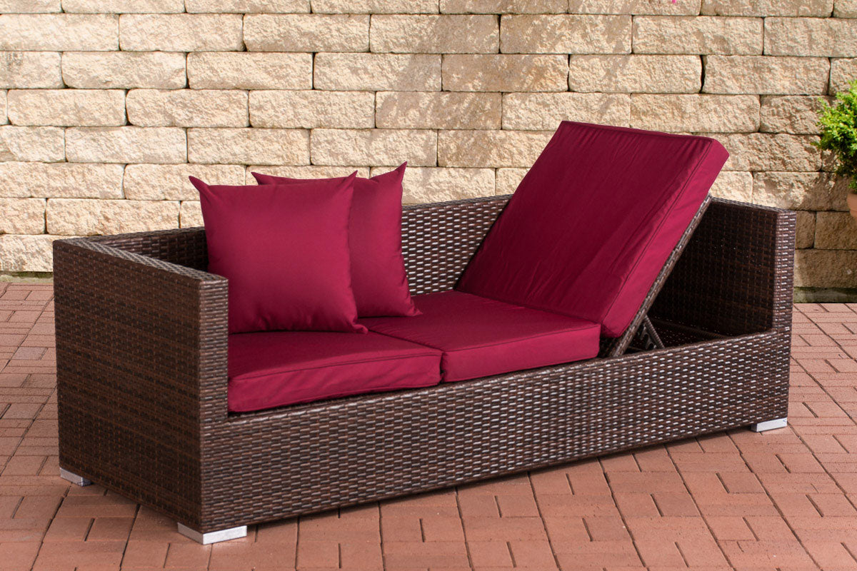 Loungebank Solano robijnrood (9)