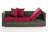 Loungebank Solano 5mm robijnrood (10)