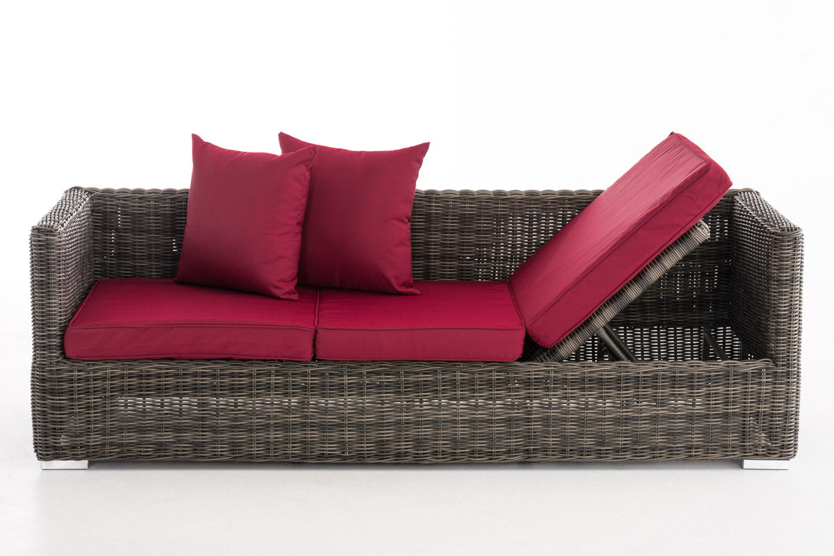 Loungebank Solano 5mm robijnrood (10)