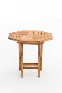 Zeshoekige tuintafel (2)
