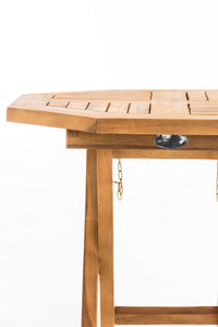 Zeshoekige tuintafel (4)