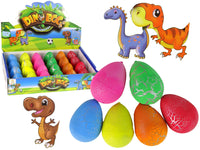 Uitkomend magisch dinosaurus-ei groeiend 6 cm kleuren