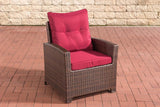 Fauteuil Fisolo robijnrood (7)