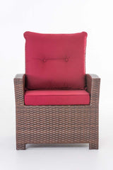 Fauteuil Fisolo robijnrood (9)
