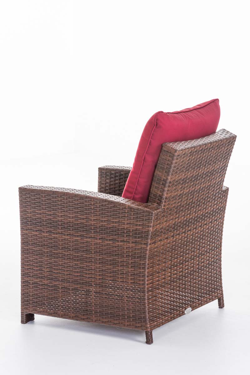 Fauteuil Fisolo robijnrood (10)