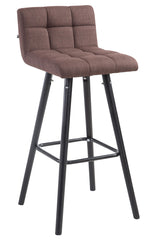 Barkruk Lincoln V2 Stof Zwart