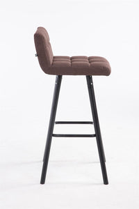 Barkruk Lincoln V2 Stof Zwart (3)