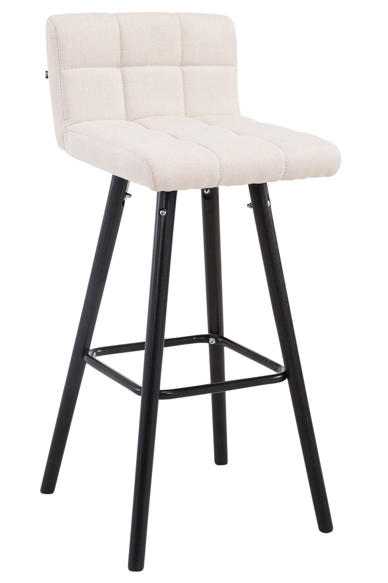 Barkruk Lincoln V2 Stof Zwart (4)