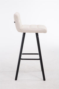 Barkruk Lincoln V2 Stof Zwart (6)