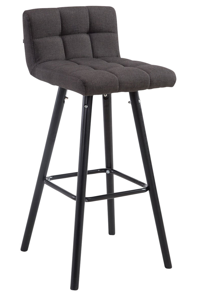 Barkruk Lincoln V2 Stof Zwart (7)