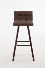 Barkruk Lincoln V2 stof walnoot (2)