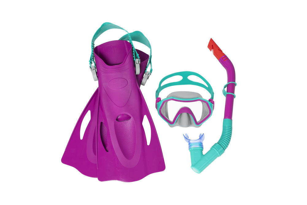 Kinderduikset Roze Masker, Vinnen, Snorkel Bestway 25046