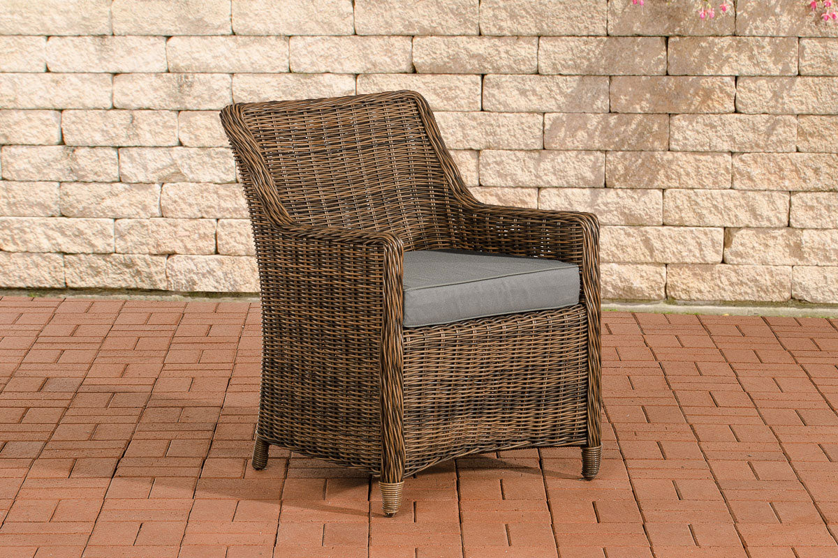 6-delige set stoelen Sandnes ijzergrijs