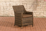 6-delige set stoelen Sandnes terrabruin