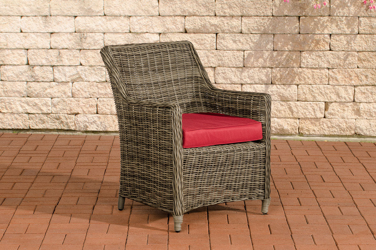 6-delige set stoelen Sandnes robijnrood (2)