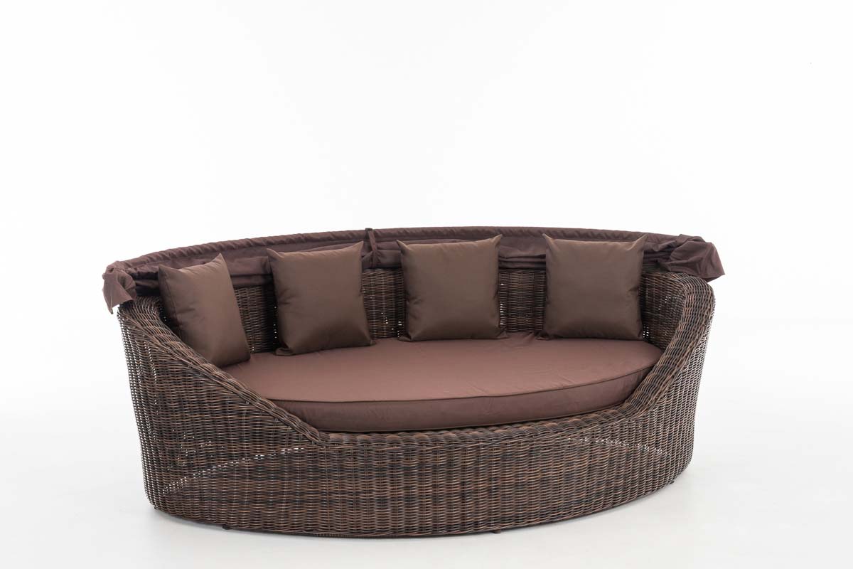 Zonne-eiland Cancun rond rattan terrabruin (3)