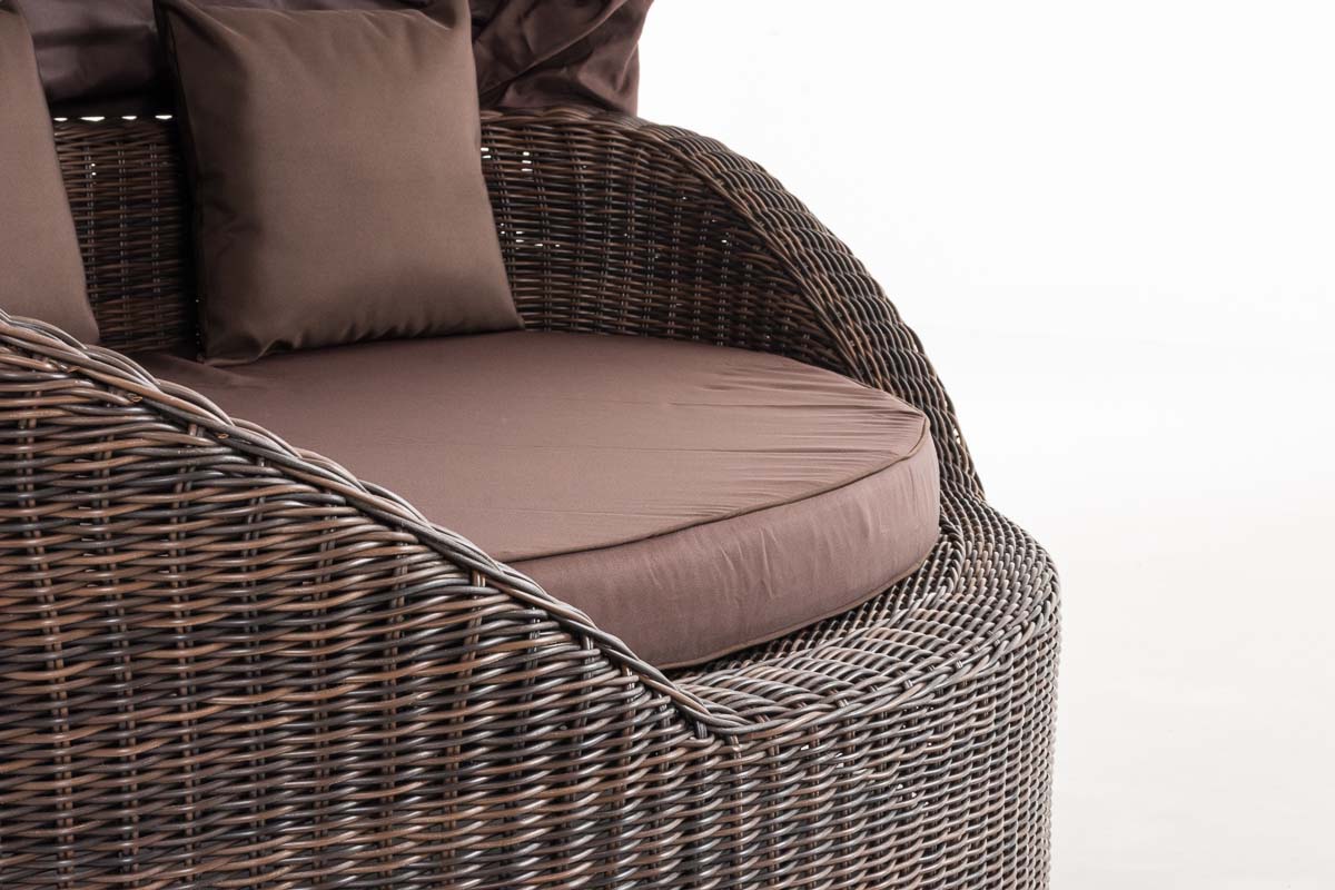 Zonne-eiland Cancun rond rattan terrabruin (7)