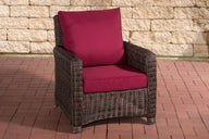Fauteuil San Fernando robijnrood