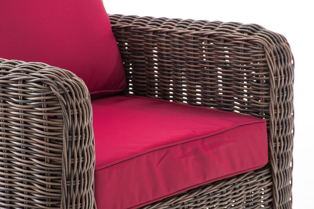 Fauteuil San Fernando robijnrood (3)