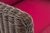 Fauteuil San Fernando robijnrood (4)