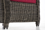 Fauteuil San Fernando robijnrood (10)