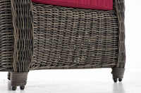 Fauteuil San Fernando robijnrood (10)