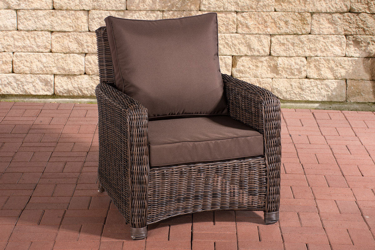 Fauteuil San Fernando terrabruin
