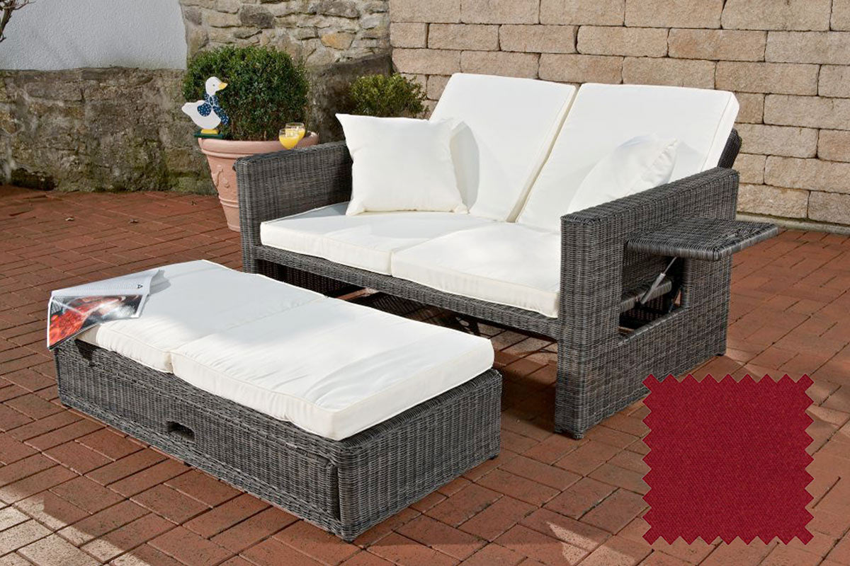 Bank Ancona robijnrood 3mm