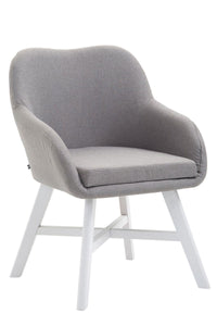 Bezoekersstoel Kepler stof wit (4)