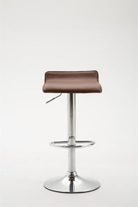 Barkruk Dyn V2 kunstleer chroom (6)
