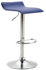 Barkruk Dyn V2 kunstleer chroom