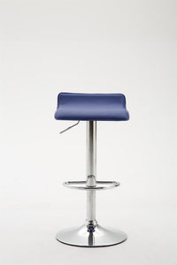 Barkruk Dyn V2 kunstleer chroom (2)