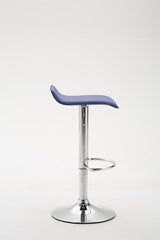 Barkruk Dyn V2 kunstleer chroom (3)