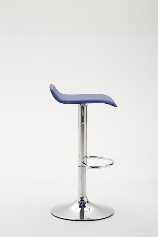 Barkruk Dyn V2 kunstleer chroom (3)