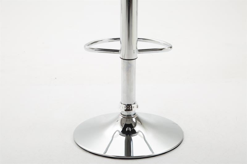 Barkruk Dyn V2 kunstleer chroom (4)