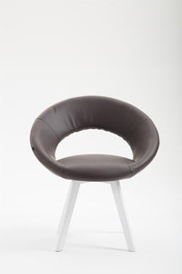 Stoel Beck kunstleer wit (2)