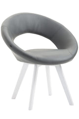Stoel Beck kunstleer wit (7)