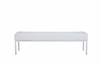 4-persoons bank Newton kunstleer wit (8)