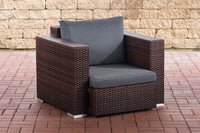 Fauteuil Provence / Sunset ijzergrijs