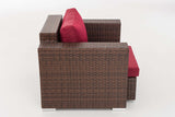 Fauteuil Provence / Sunset robijnrood (4)