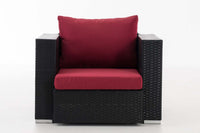 Fauteuil Provence / Sunset robijnrood (9)