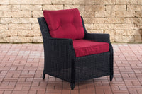 Fauteuil Pandora robijnrood (5)