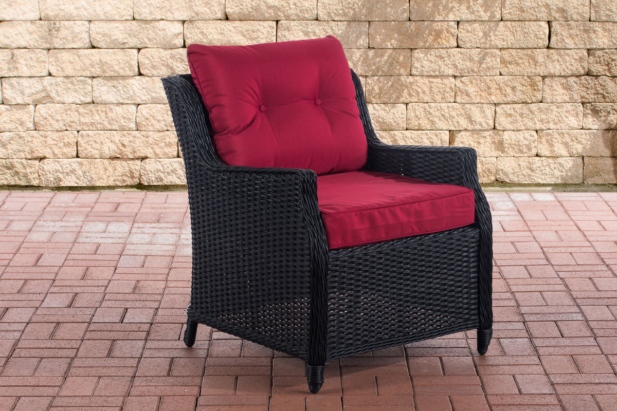 Fauteuil Pandora robijnrood (5)