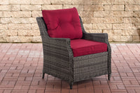 Fauteuil Pandora robijnrood (2)