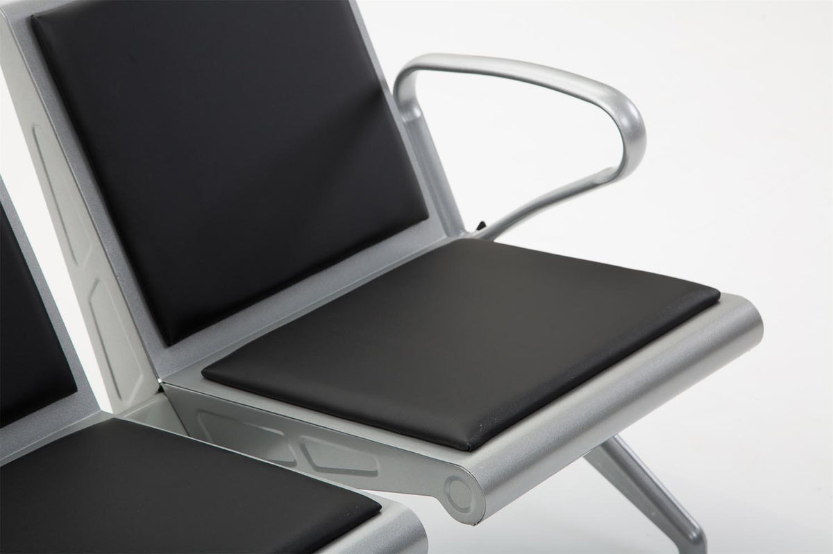 Wachtbank met 3 zittingen terminal kunstleer (6)